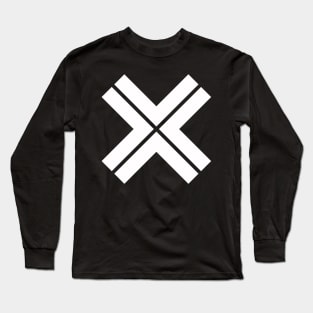 X-cross pattern_4 Long Sleeve T-Shirt